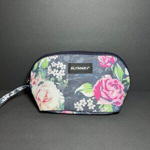 Slynnar Small Compact Freezable Rose Print Zip Gel Insulated Lunch Snack Bag